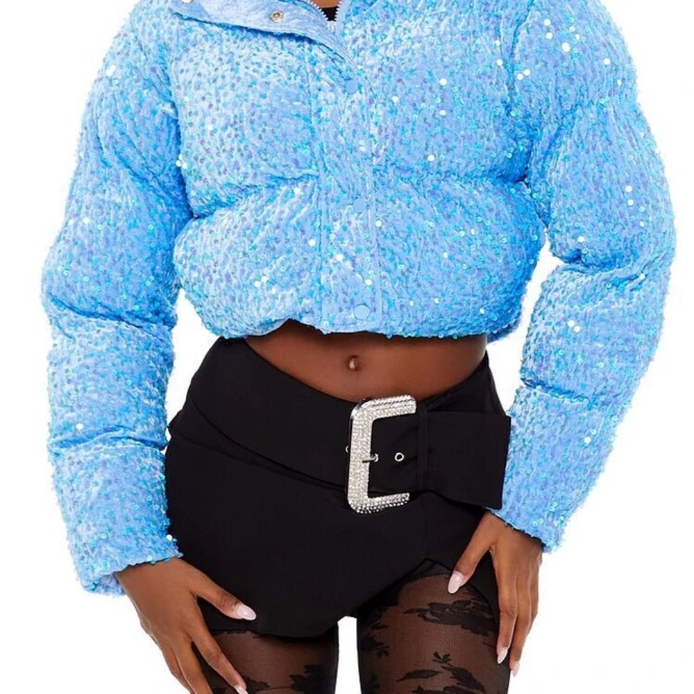 Sequin Blue Women's Jacket
